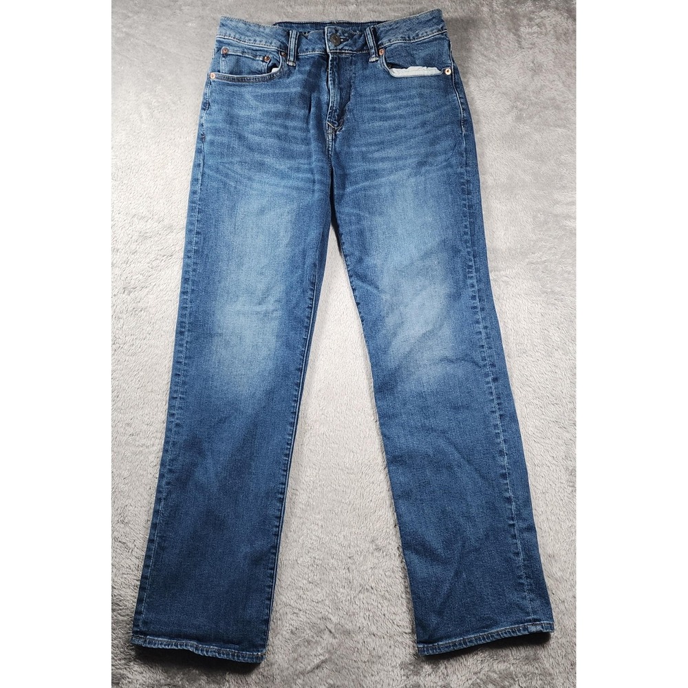 American Eagle Pants Mens 32x32 (Fits 30x30) Blue Original Bootcut Denim Stretch